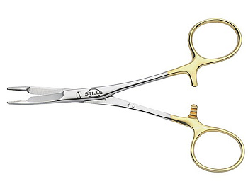 Иглодержатель хирургический прямой Olsen-Hegar TC 15см, 20-24* / HLW Германия