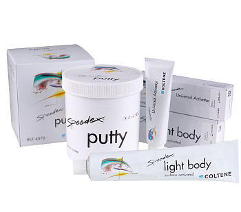 Спидекс масса силиконовая слепочная (Корригирующая 140мл+ Катализатор 60мл) / Coltene