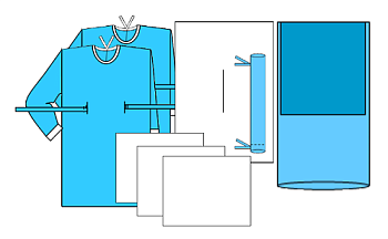 Комплект №9084 (5212) стерильный хирургический в индивидуальной упаковке / Арт-синтез