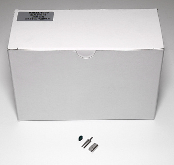 Штифты для разборных моделей Bi-V-Pin HS 13мм никелированные, короткие 1000 шт / Song Young