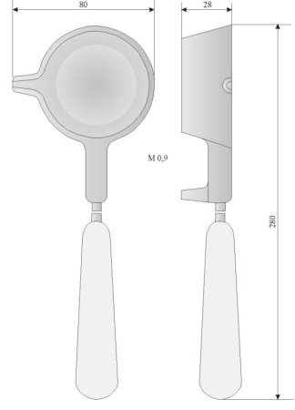 ЛОЖКА д разогрева легкоплавких сплавов  Можайск