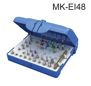 Набор инструментов MK-EI48 расширенный для имплантатов с шестигранником / MIS