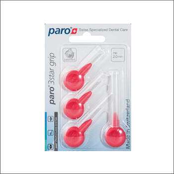 Ёршики цилиндрич. очень мягкие, розов.(4 шт) d=2мм / Paro