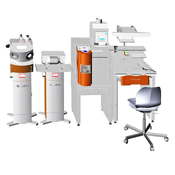 Литейная лаборатория для небольших объемов литья с вакуумной литейкой (с мебелью, без гипсов. лаб.)