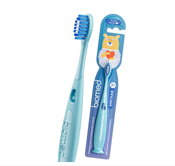 Зубная щетка СПЛАТ KIDS BIOMED с ионами серебра для детей мягкая /SPLAT