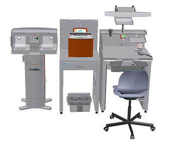 Горячая полимеризация пластмасс (с мебелью)