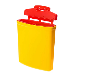 Иглоотсекатель, контейнер для разрушения шприцев и игл 0,5л /Россия