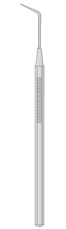 ЗОНД зубной изогнутый  (нерж)  Можайск