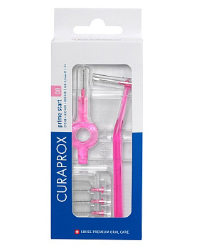 Ёршики межзубн. Prime Start 0.8 мм роз. (5 шт) + UHS 409 и UHS 470 роз / CURAPROX