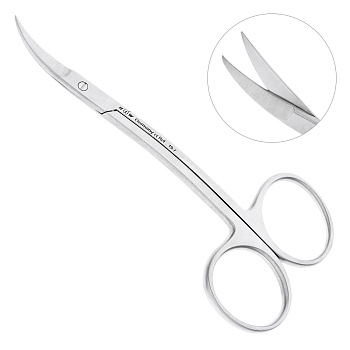 Ножницы хирургические двойной изгиб La Grange 11,5см 19-7* / HLW Германия