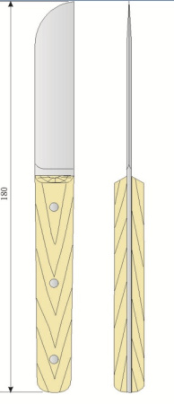 НОЖ для гипса двухконцовый  Можайск