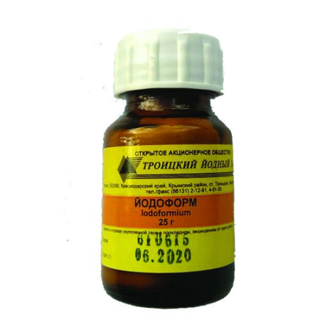 ЙОДОФОРМ субстанция-порошок 25г Россия