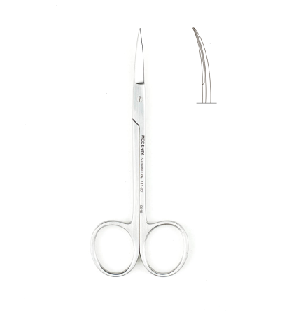 НОЖНИЦЫ изогнутые 13 см 131-201  Medenta