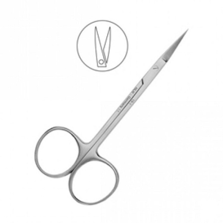 НОЖНИЦЫ хирургические прямые Scissor Iris, 115 мм 19-1  HLW Германия