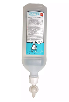 Чистея Плюс кожный антисептик 1 л / Россия