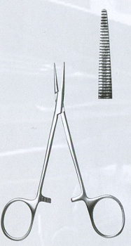 Зажим кровоостанавливающий Москит прямой 125 мм / МИЗ Горького