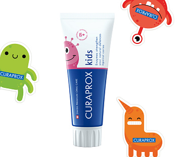 Зубная паста Curaprox Kids детская с 6 лет 60 мл / CURAPROX