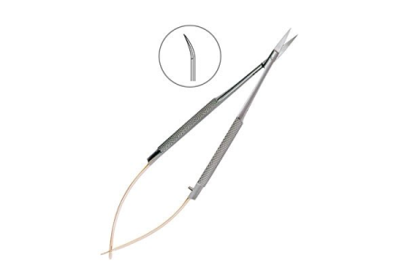 НОЖНИЦЫ-микро изогнутые Castroviejo 14см 19-28TC  HLW Германия